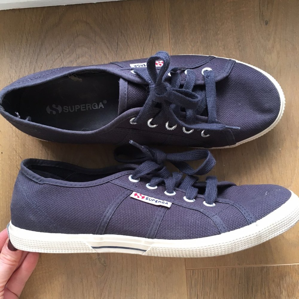 Navy Superga Sneakers